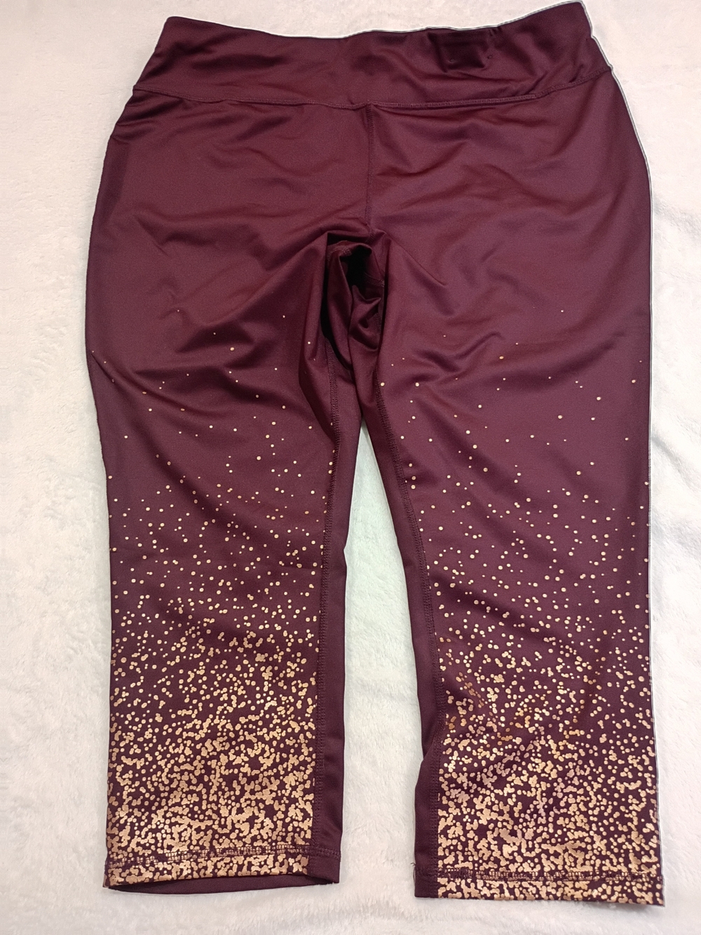 Xersion Girls' Maroon/Burgundy Athletic Leggings